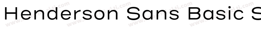 Henderson Sans Basic SemiBold字体转换